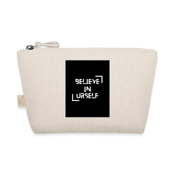 BELIEVE IN URSELF Motivations Motiv - Bio-Täschchen - Natur - Vorne