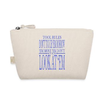 mechanic aircraft mechanic tools motocycle - Organic Pouch - nature - Front