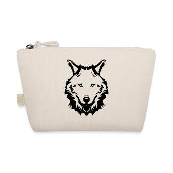 wolf - Bio-Täschchen - Natur - Vorne
