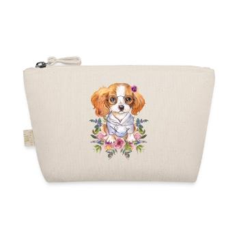 Chien épagneul miniature continental floral - Trousse biologique - nature - Devant