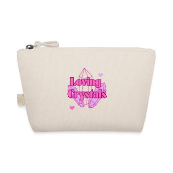 Loving Crystals (Positive Design) - Organic Pouch - nature - Front