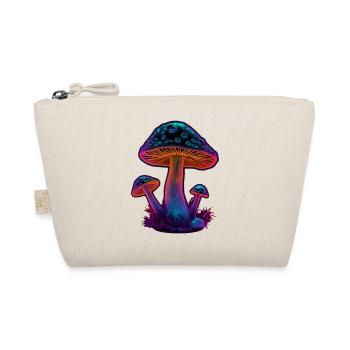 Mushroom Fungi Art Graphic - Bio-Täschchen - Natur - Vorne
