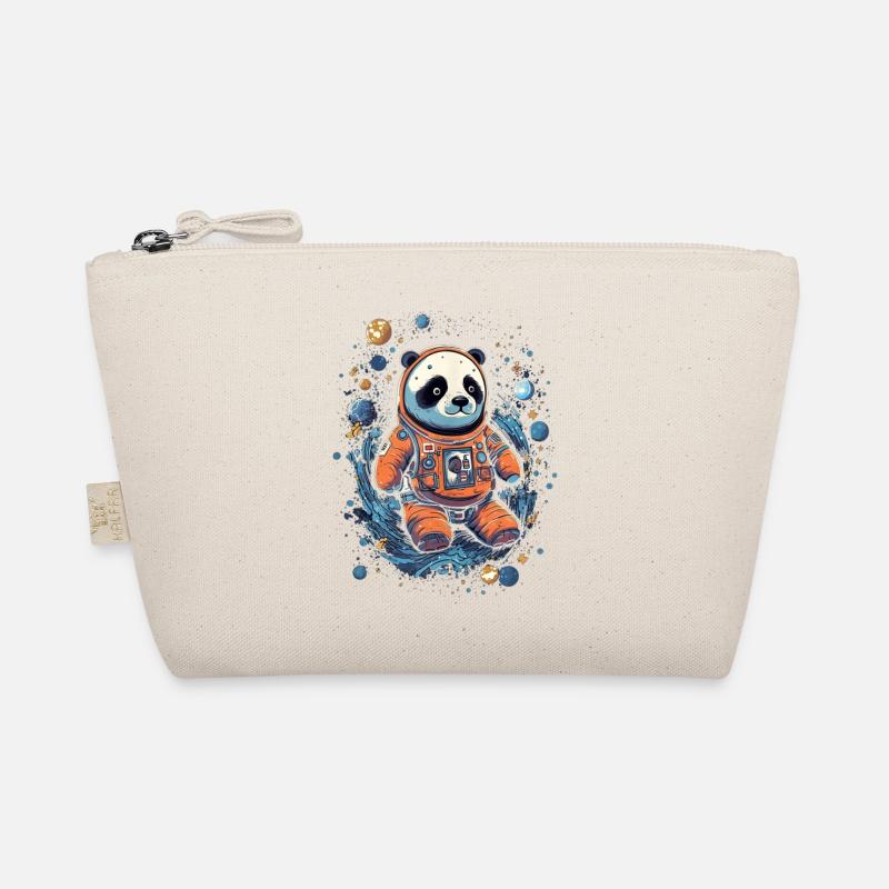 Astronaut Panda Funny Panda Bear Lover Space Organic Pouch