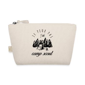 Je peux pas j'ai camp scout - amoureux de la natur - Trousse biologique - nature - Devant