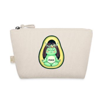 Avocado Hippie Peace 70s - Organic Pouch - nature - Front