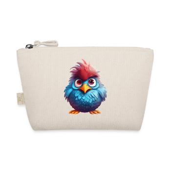 Fluffy Feathered Darling - Organic Pouch - nature - Front