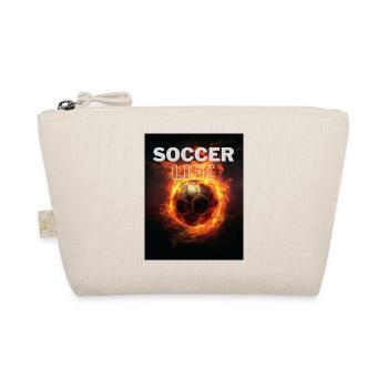Soccer Life T-Shirt - Organic Pouch - nature - Front