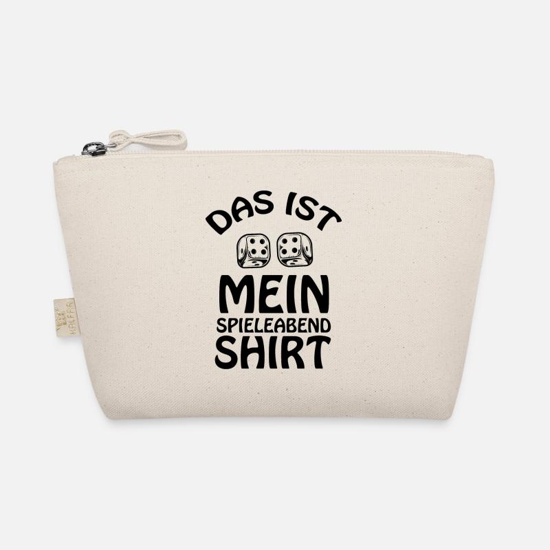 boardgame chess backgammon game night Bio-Täschchen