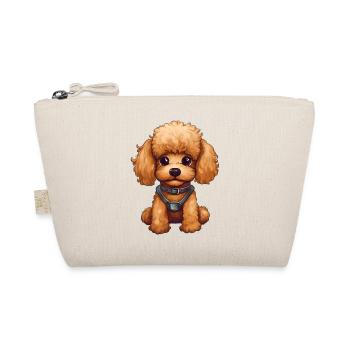 Doux bébé caniche chien - Trousse biologique - nature - Devant