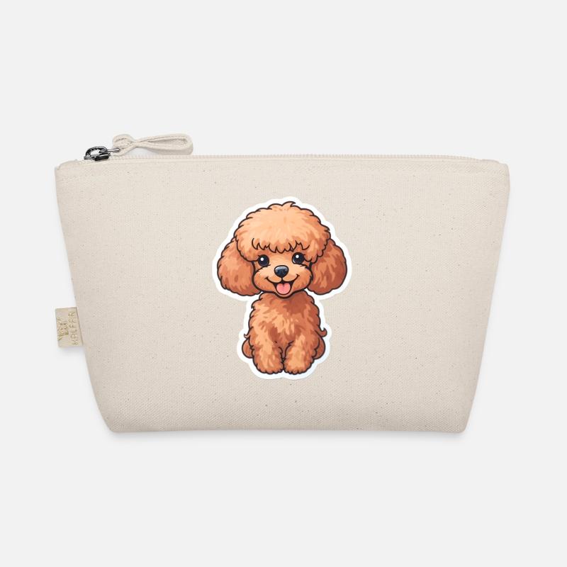Autocollant mignon pour chien caniche bébé Trousse biologique