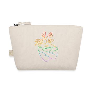 Gay Pride Parade LGBTQ+ Rainbow Flag Body Positive - Organic Pouch - nature - Front