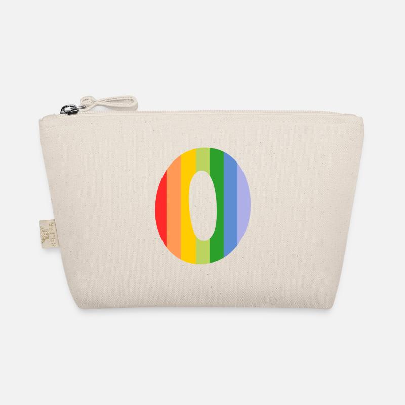 Buchstabe oder Regenbogen Bio-Täschchen
