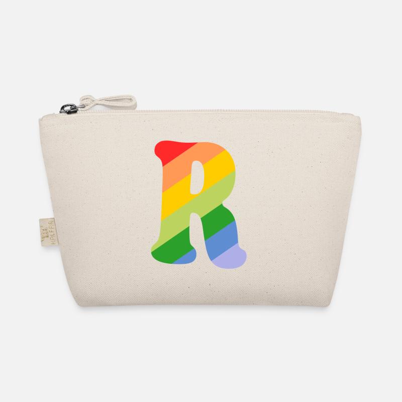 Letter R rainbow Organic Pouch