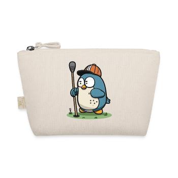 Golf Pro Pinguin - Bio-Täschchen - Natur - Vorne