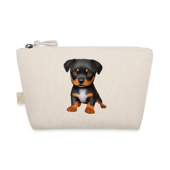 Rottweiler Dog Puppy Rottweiler Puppy Dogs - Organic Pouch - nature - Front