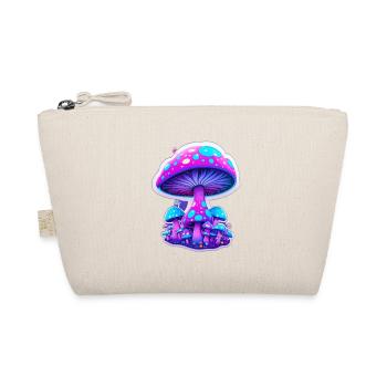 magic mushroom magenta - Bio-Täschchen - Natur - Vorne