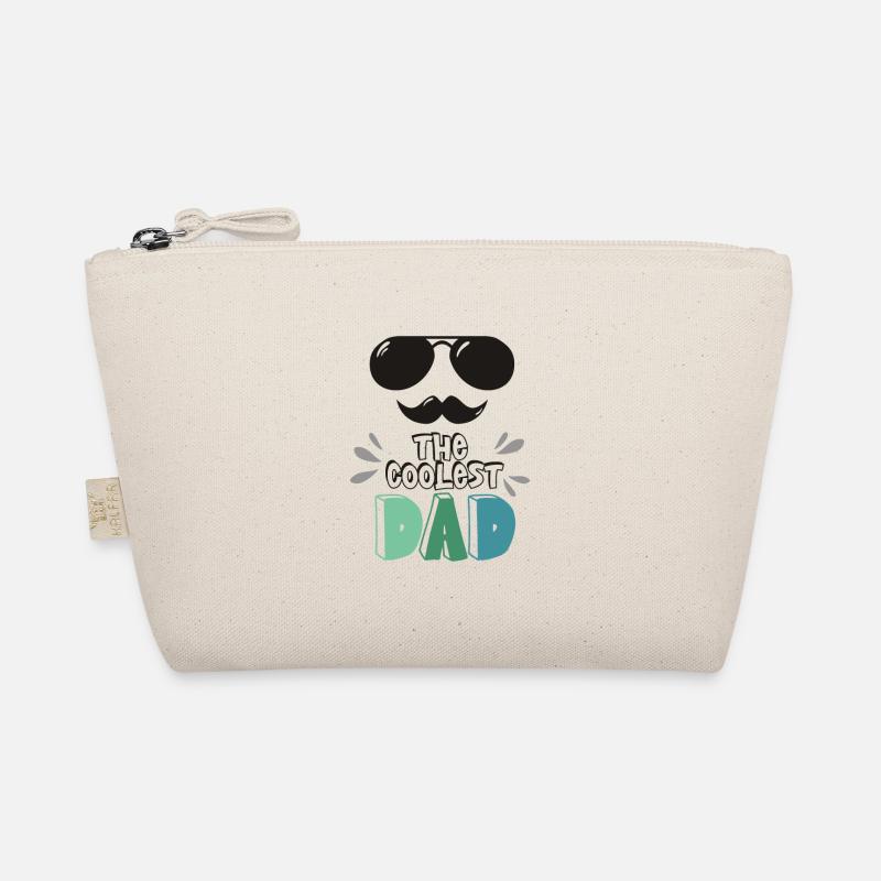 Der coolste Papa - Bio-Täschchen - Natur