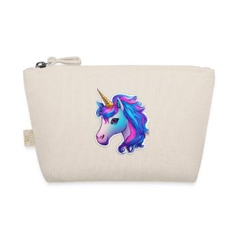 cute unicorn 4 - Bio-Täschchen - Natur - Vorne