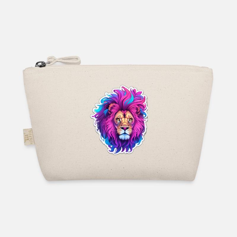 colourful lion - Bio-Täschchen - Natur