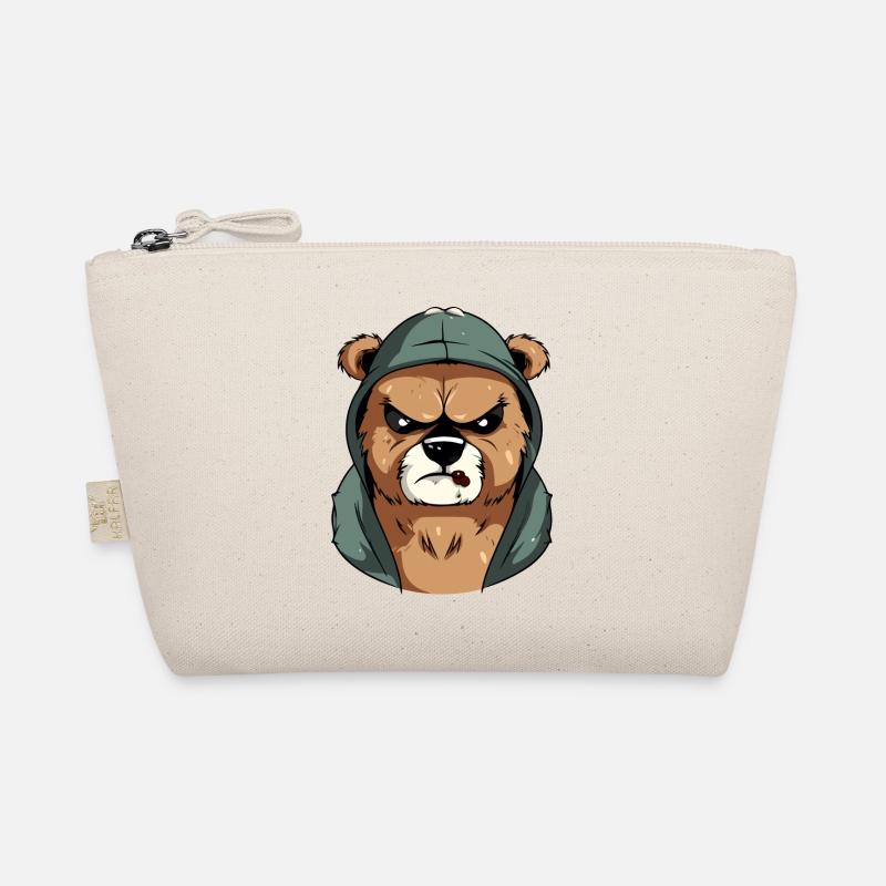 Zou the Angry Bear Organic Pouch