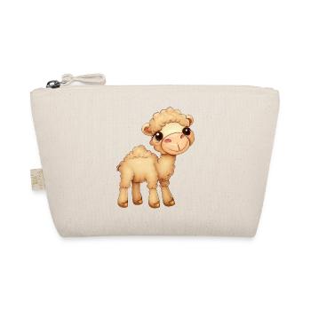 Fluffy cute dromedary - Organic Pouch - nature - Front
