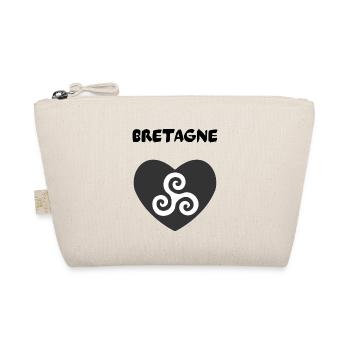 Bretagne coeur Triskèle 2 - Trousse biologique - nature - Devant