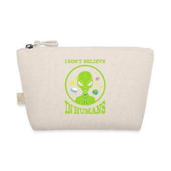 UFO, flying saucer, UFO - Organic Pouch - nature - Front