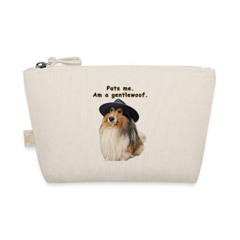Me tapote. Je suis un gentlewoof. Shetie Chien Doggolingo - Trousse biologique - nature - Devant