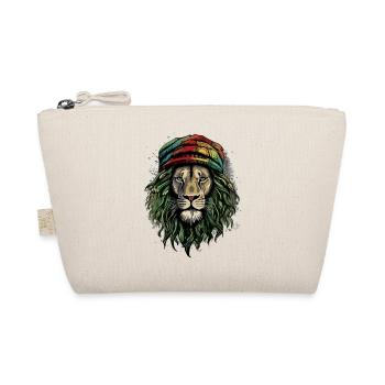 Jah rasta lion - Organic Pouch - nature - Front