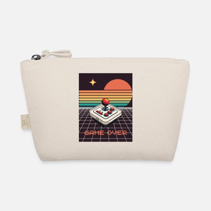 Game Over, Retro, Gaming, Joystick Bio-Täschchen