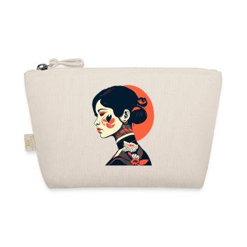Geisha Tattoo Girl - Bio-Täschchen - Natur - Vorne
