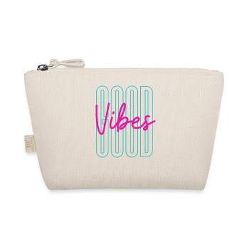 Neon Good Vibes Positive Inspiration - Organic Pouch - nature - Front