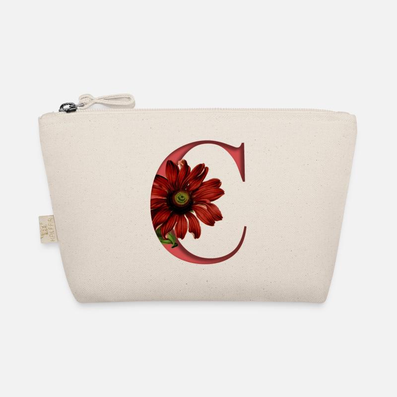 Alphabet, letter C, Echinacea Organic Pouch