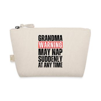 Grandma warning - Organic Pouch - nature - Front