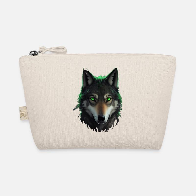 Green Wolf - Bio-Täschchen - Natur