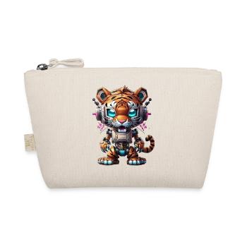 Tiger Robot - Organic Pouch - nature - Front