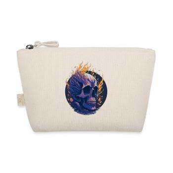 Fire skull - Organic Pouch - nature - Front