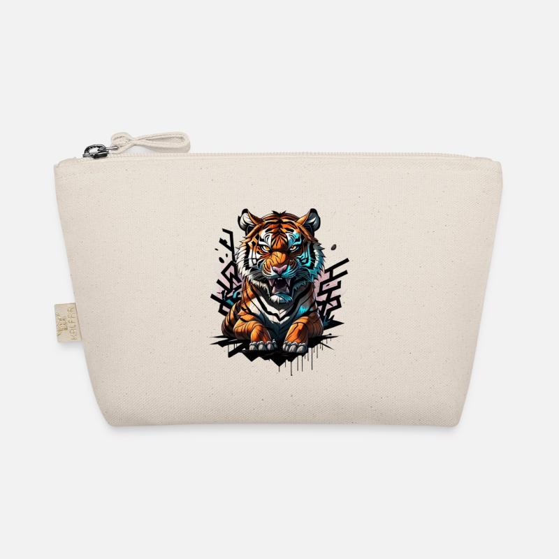 Graffiti Tiger Organic Pouch