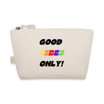 GOOD VIBES ONLY - Bio-Täschchen - Natur - Vorne