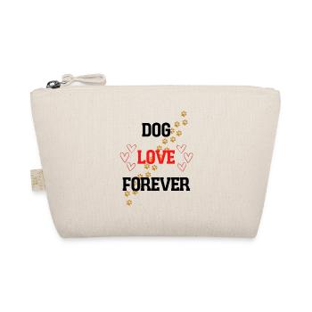 DOG LOVE FOREVER - Organic Pouch - nature - Front
