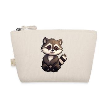 Raccoon - Organic Pouch - nature - Front