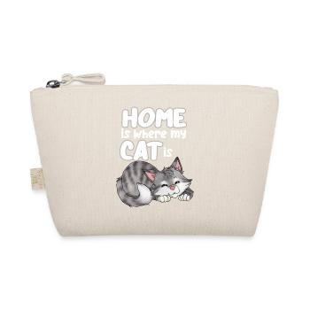 Zuhause ist dort wo meine Katze ist - Bio-Täschchen - Natur - Vorne