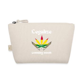 Legalize it Cannabis Leaf Hemp Leaf Legalization - Organic Pouch - nature - Front
