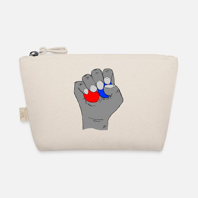 Red and blue testicles. Organic Pouch