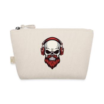 Tête de mort avec un style hipster - Trousse biologique - nature - Devant