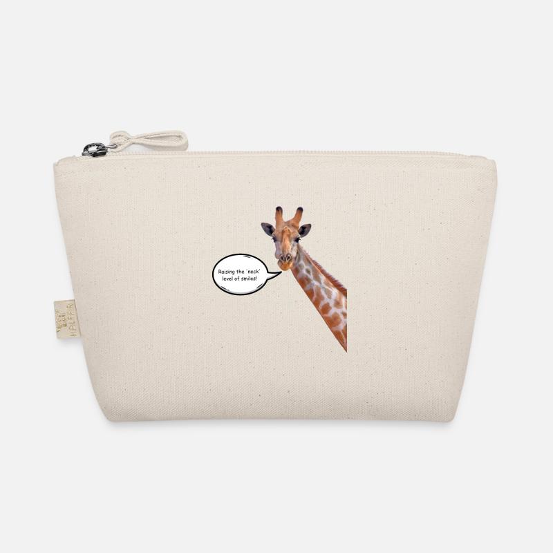 Giraffe with a contagious smile Organic Pouch