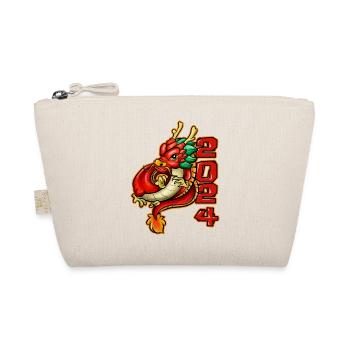 Chinesisches Neujahr Drache China Asian I Geschenk - Bio-Täschchen - Natur - Vorne