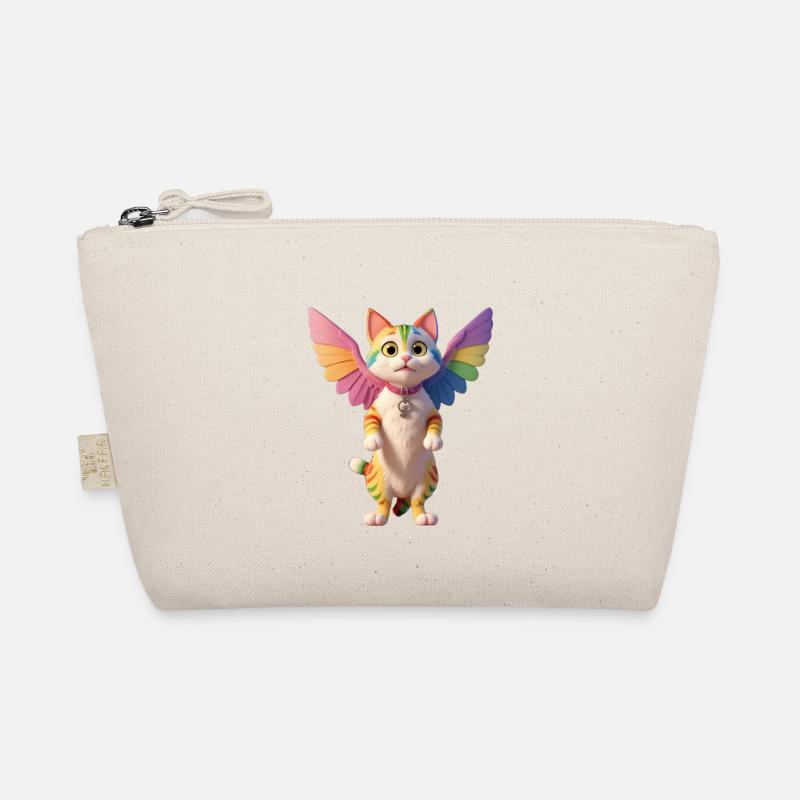 Chat arc-en-ciel avec des ailes Trousse biologique