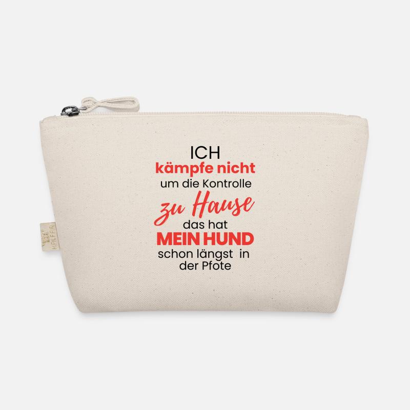 ICH KÄMPFE NICHT ... Hund Hunde Bio-Täschchen