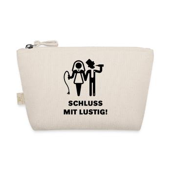 Schluss Mit Lustig! JGA Peitsche Bier Brautpaar B - Bio-Täschchen - Natur - Vorne